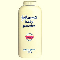 Then apply some Johnson's baby powder 