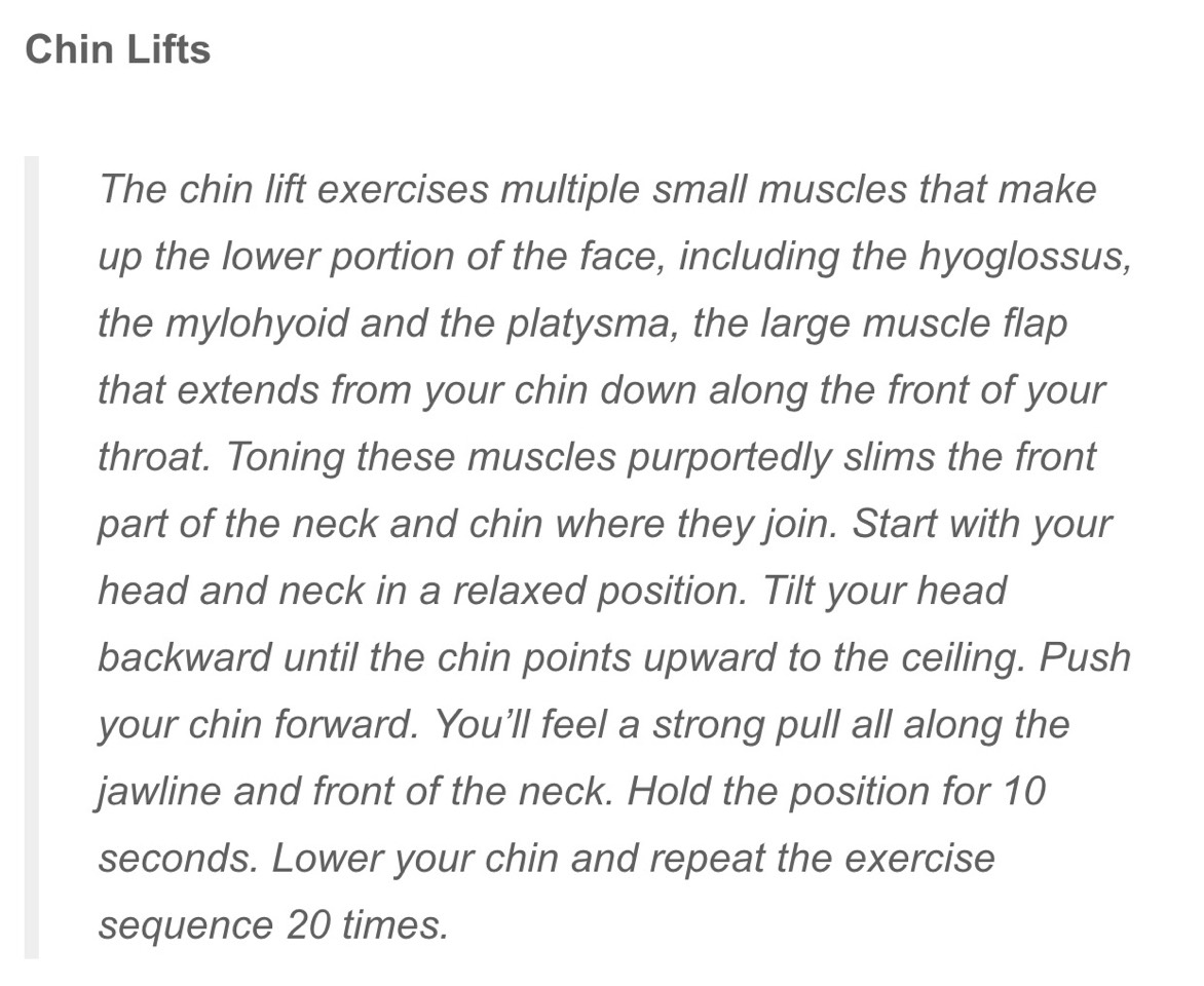 Workouts To Slim Down Your Neck And Face. 😊