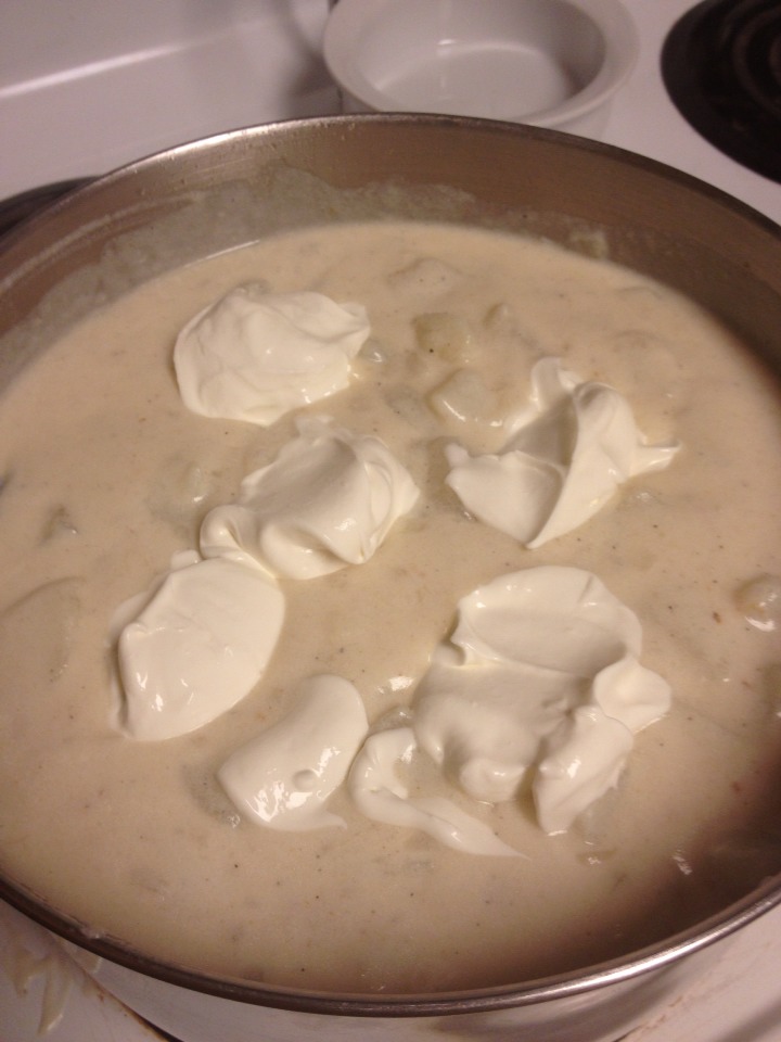 Add in some sour cream 1/2 cup or so add more or less this is for a extra creamy rich soup so it's really up to you 