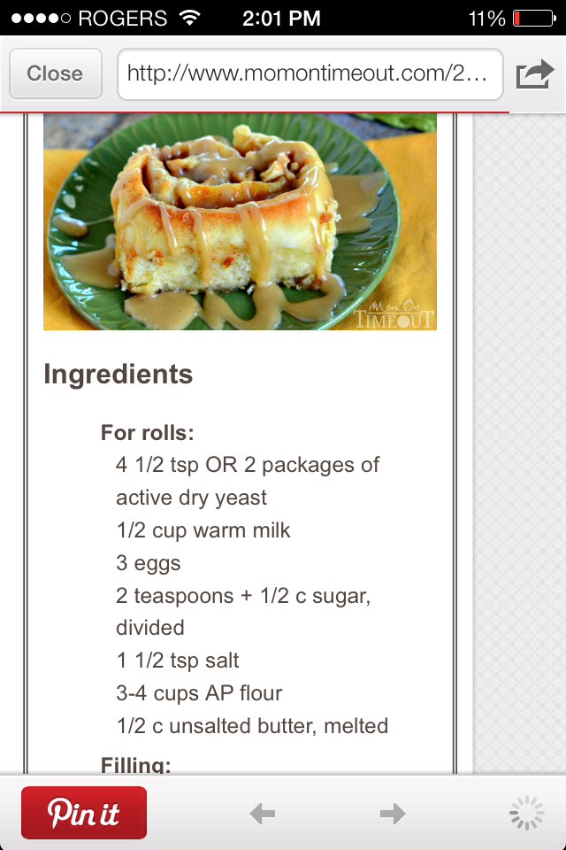 Caramel Apple Cinnamon Rolls!
