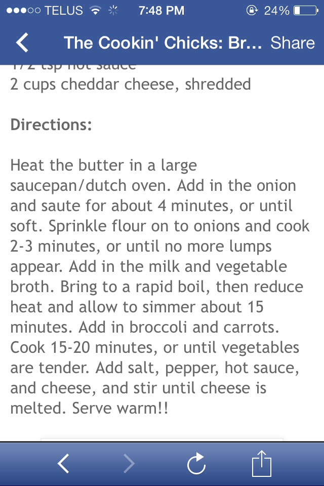 Creamy Cheese Veggie Soup
