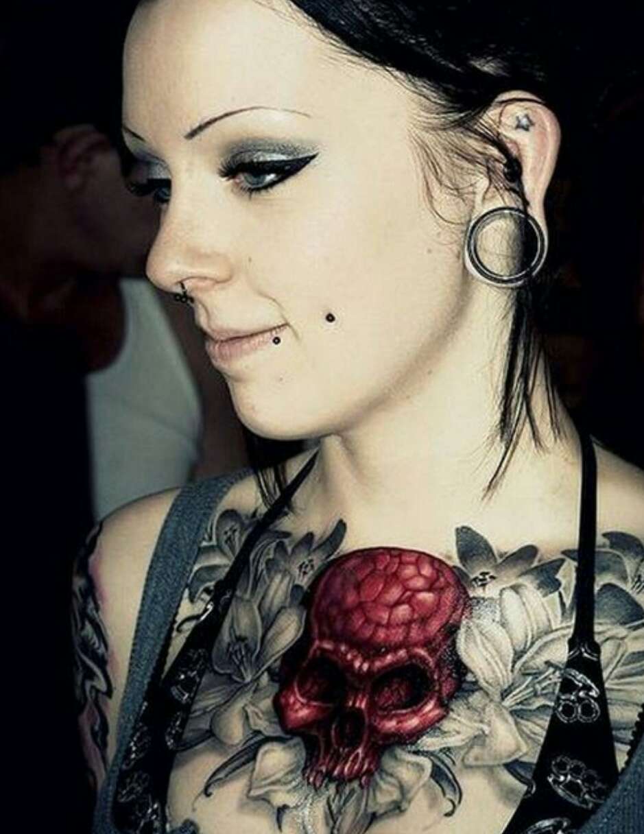 Beautiful Skull Tattoos For Women!