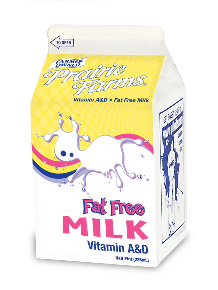 Fat free milk: too much is bad for you, so don't replace this with everything you drink. However, 3 small glasses a day will make a difference.