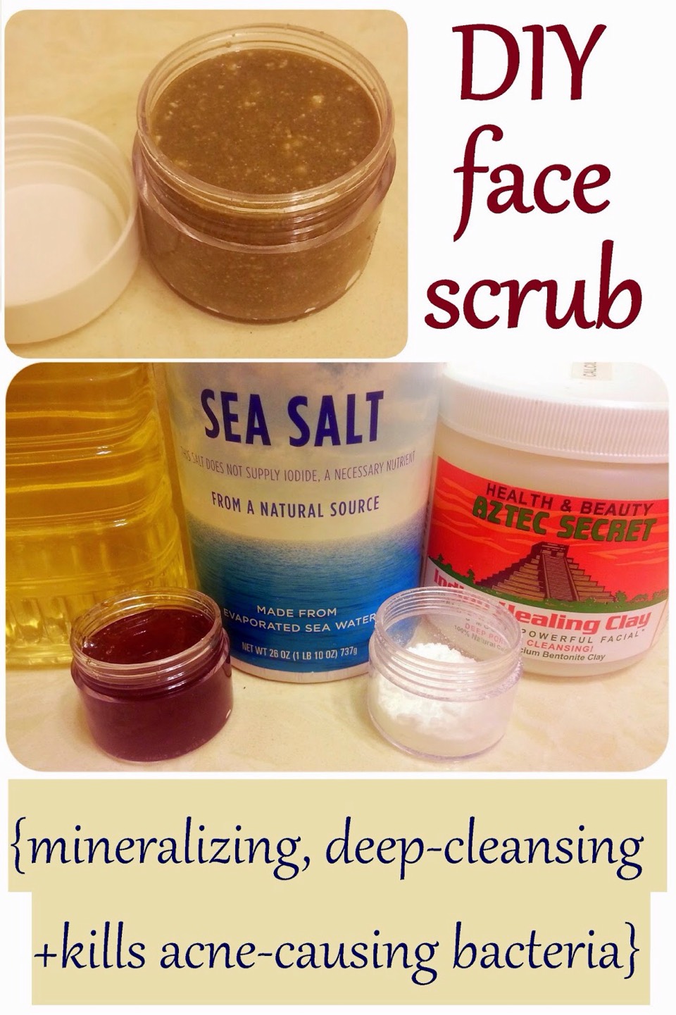 Homemade exfoliating scrubs recipes for acne