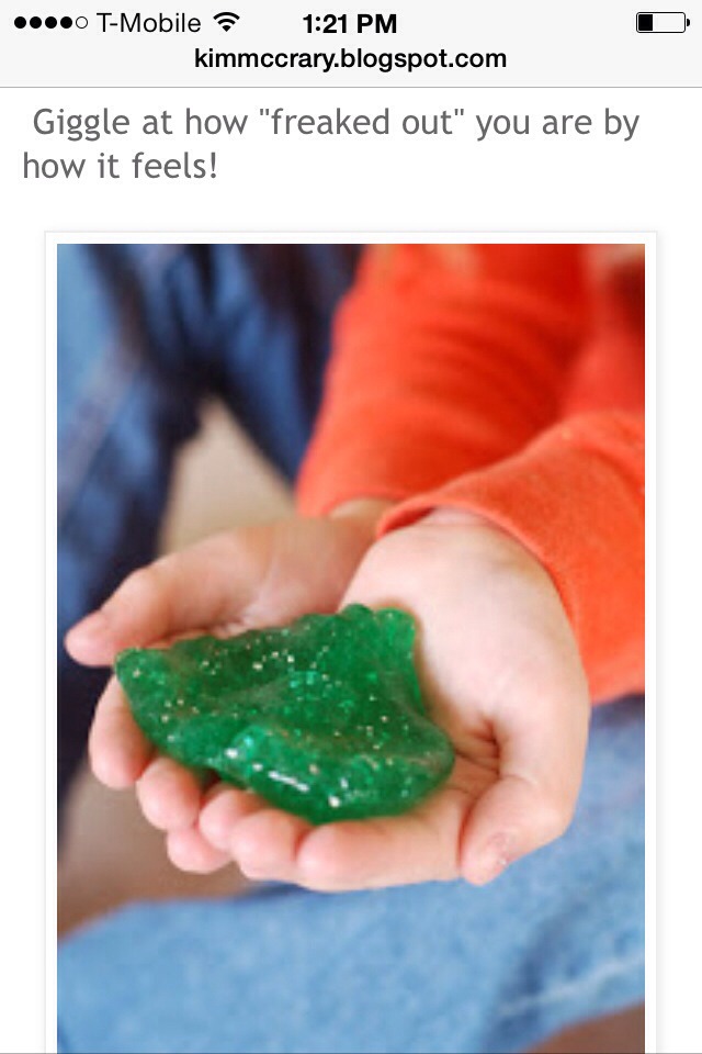 Homemade Slime, Great For Birthday Treats At School