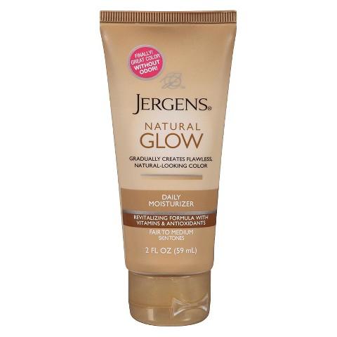 Jergens Natural Glow Daily Moisturizer, $10
"a natural-looking facial tan daily moisturizer that is oil free!"