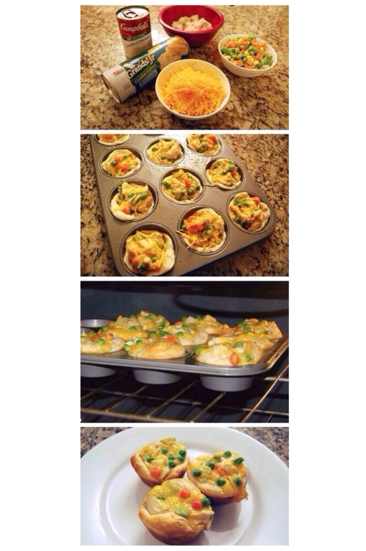 Chicken Pot Pie Cupcakes!