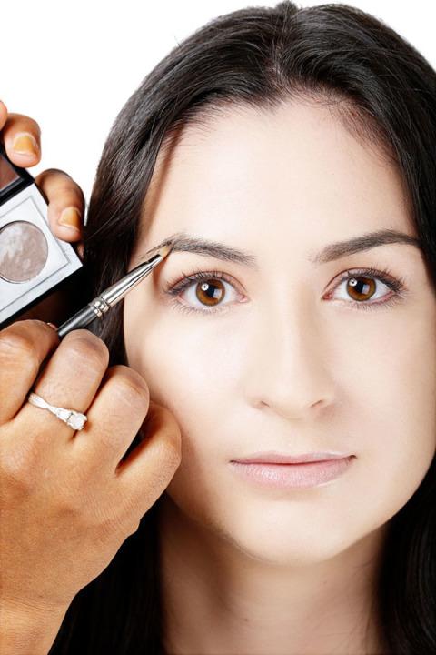 3. Define Eyebrows:- Brush your brows up for a more youthful and groomed look.