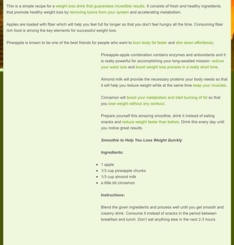 Amazing Body Cleansing Smoothie!