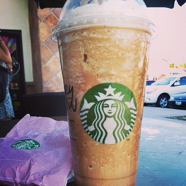 13 Split a Venti Frappuccino
If you're craving a Frappuccino, a Venti-size one (24 ounces) will set you back $4. A tall (12-ounce) Frappuccino costs $3, so if you split the Venti Frappuccino into two tall cups — you generally have to ask for it and do it yourself — and share one with a friend, you'l