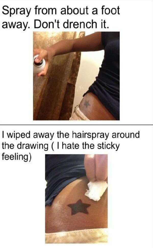 temporary tattoo