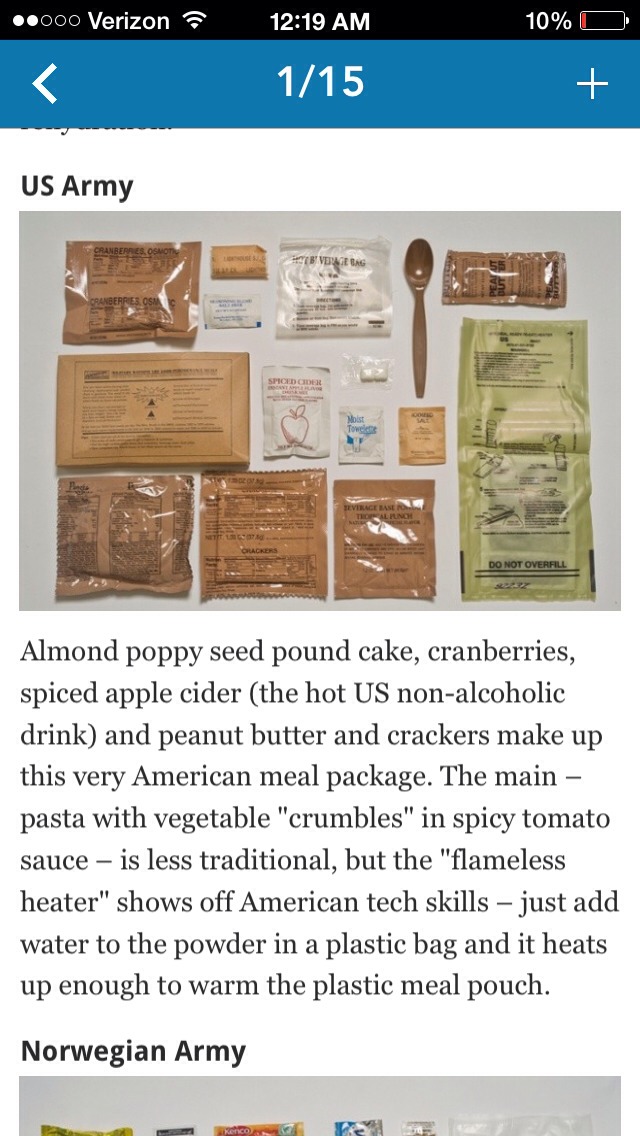 International Army Food Rations From Around The World 🌍🌎🌏