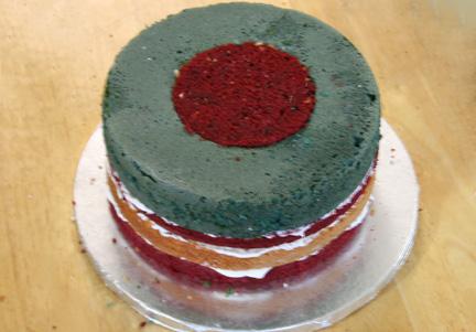 American Flag Cake Directions