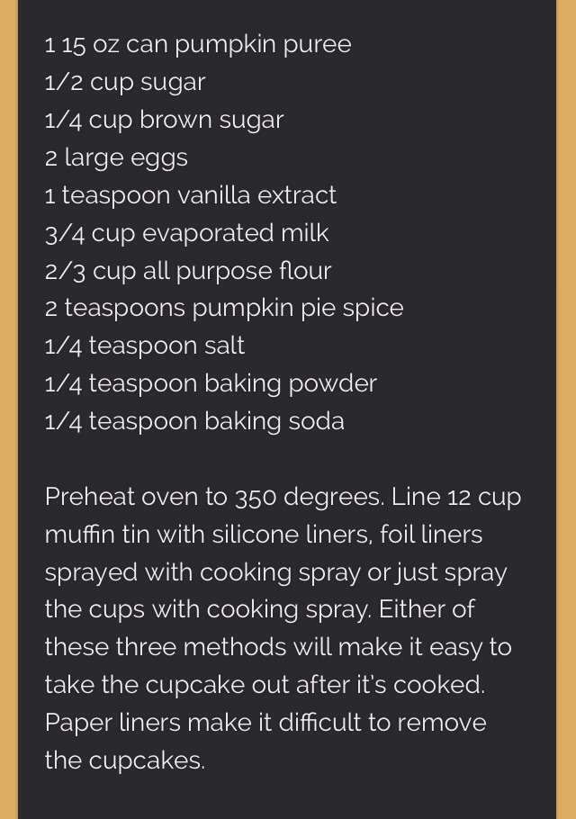 Pumpkin Pie Cupcakes 