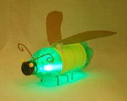 Kids will love making this creative fire fly