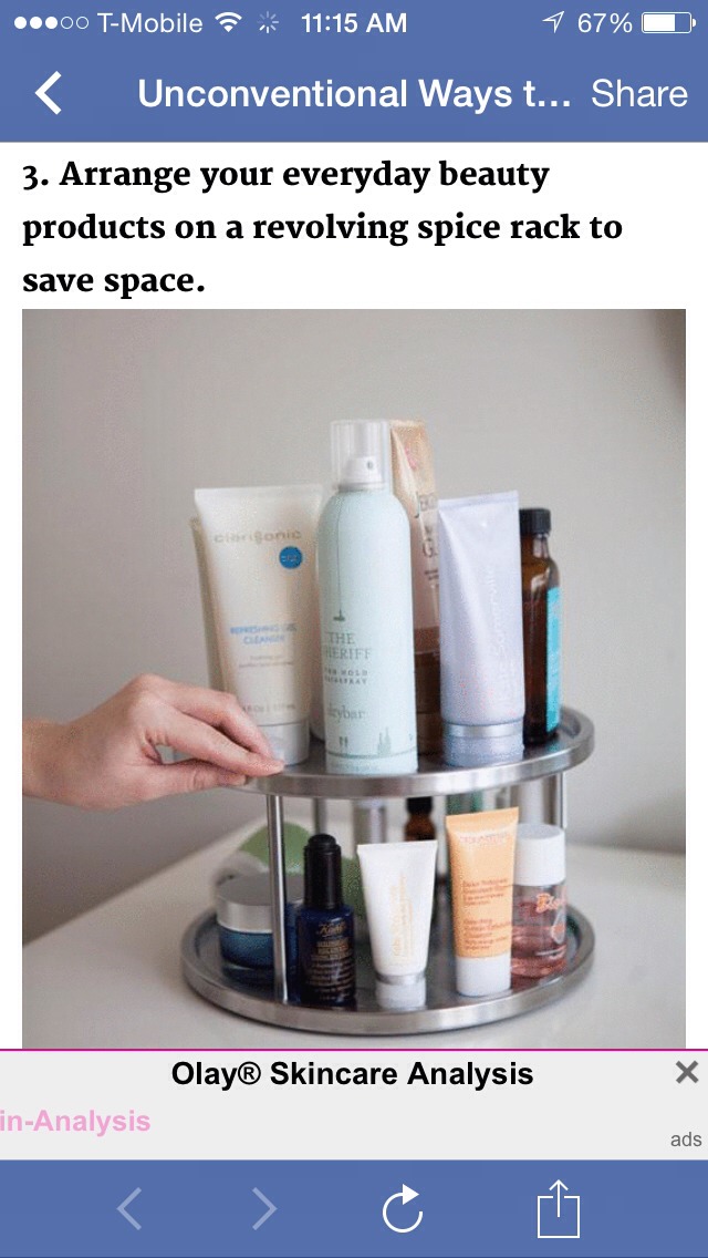 21 Life Changing Ways To Store Beauty Products 💁 