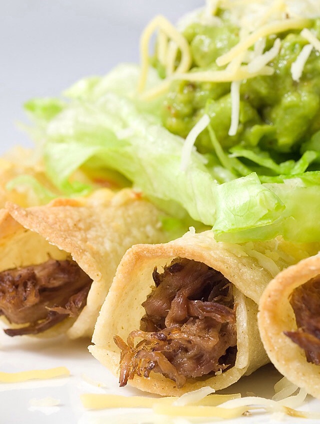 Beef Rolled Tacos
