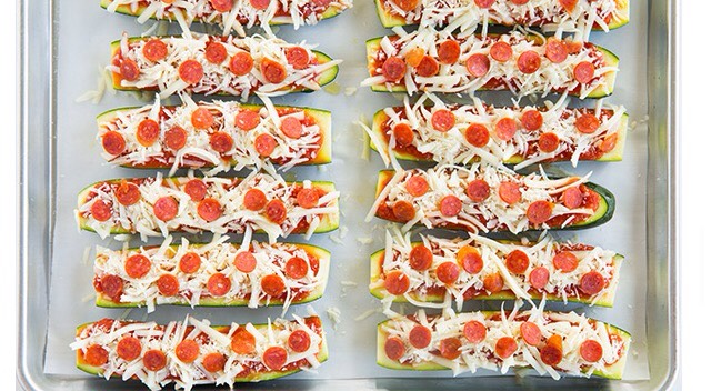 Zucchini Pizza Boats
