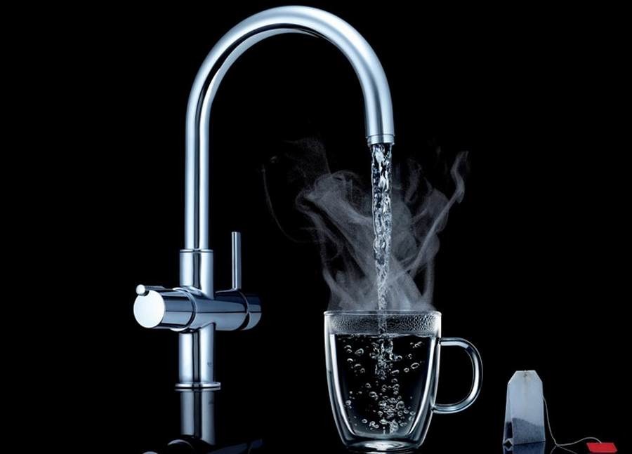 Either boil the water in a kettle, or put in the microwave to heat up the water, make sure it's hot! There you have it, lemon water!