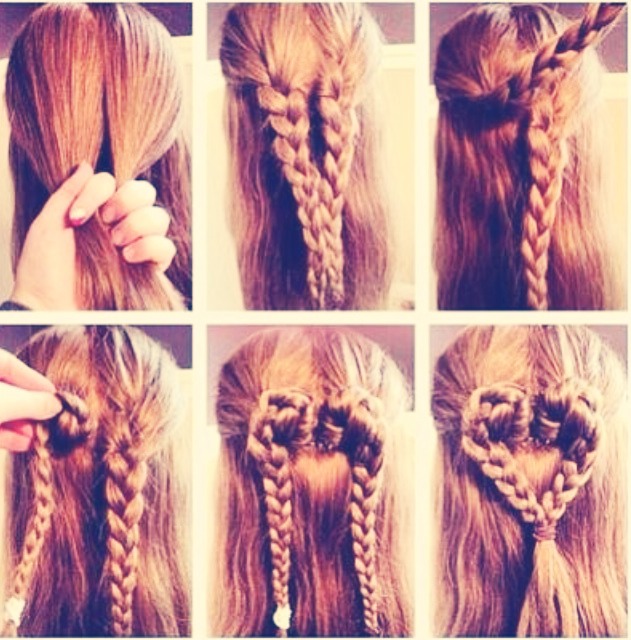 Heart Braids! The Perfect Unique Hairstyle To Grab Attention This Holliday Season