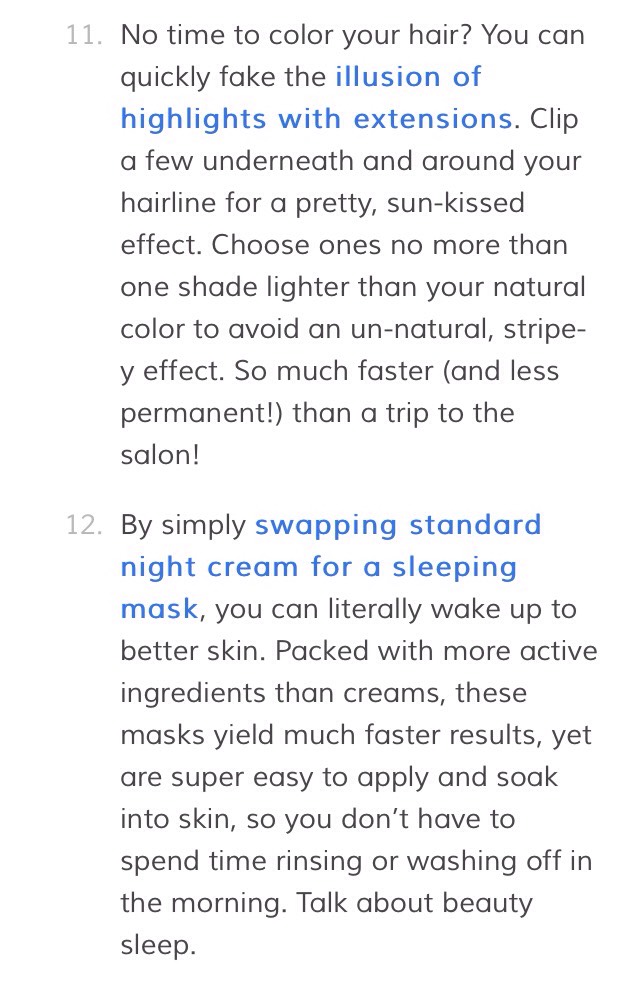 12 Time Saving Beauty Tips #tipit