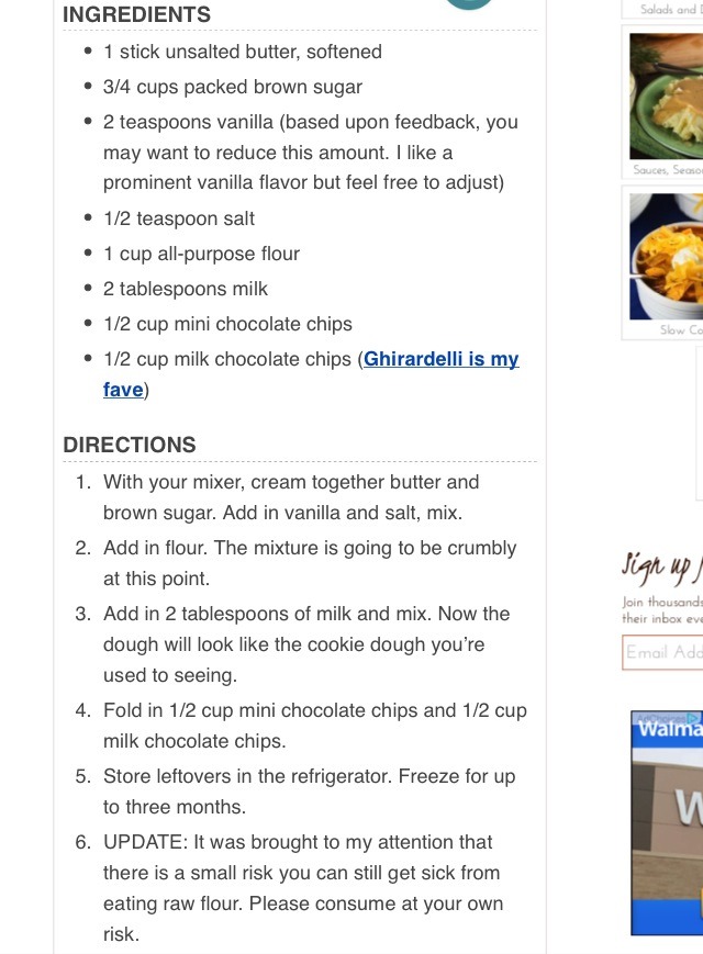 Eggless Edible Cookie Dough!