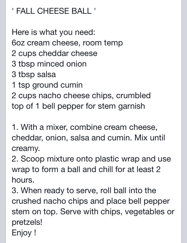 Fall Cheeseball