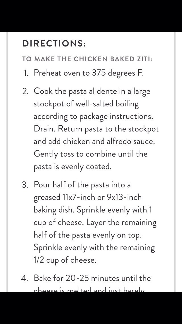 Delicious Chicken Alfredo Baked Ziti