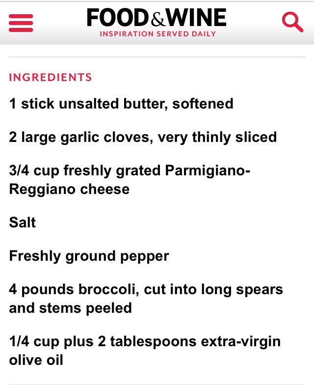 Roasted Garlic-Parmigiano Broccoli