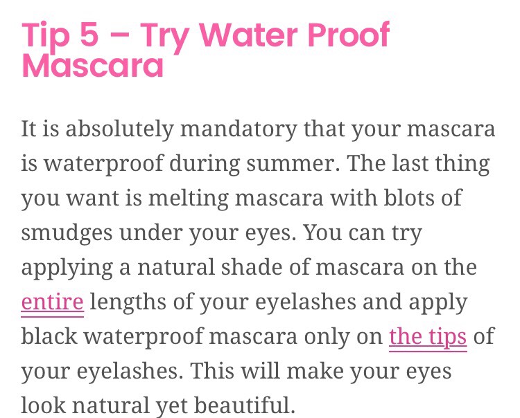 ✨5 Summer Makeup Tips✨