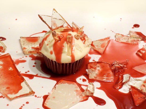 Halloween Broken Glass Cupcakes!! 