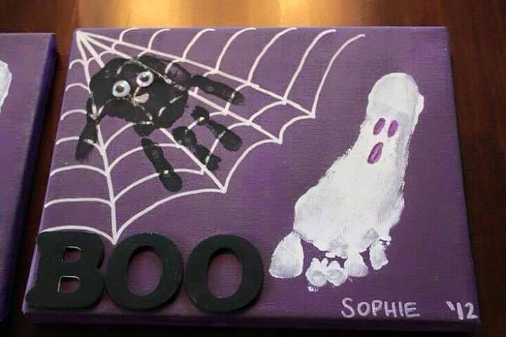 Halloween craft with little ones 