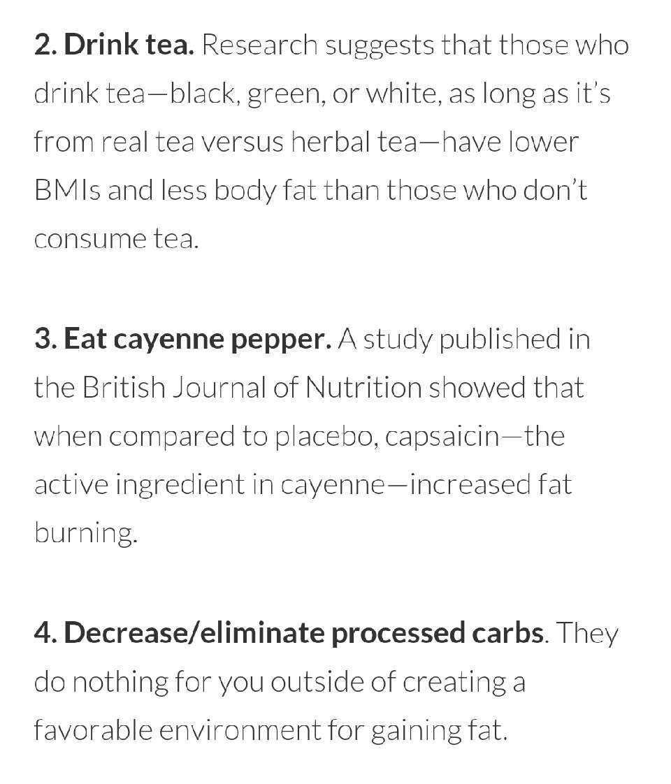 62 Lifestyle Changes To A Slimmer Body! !