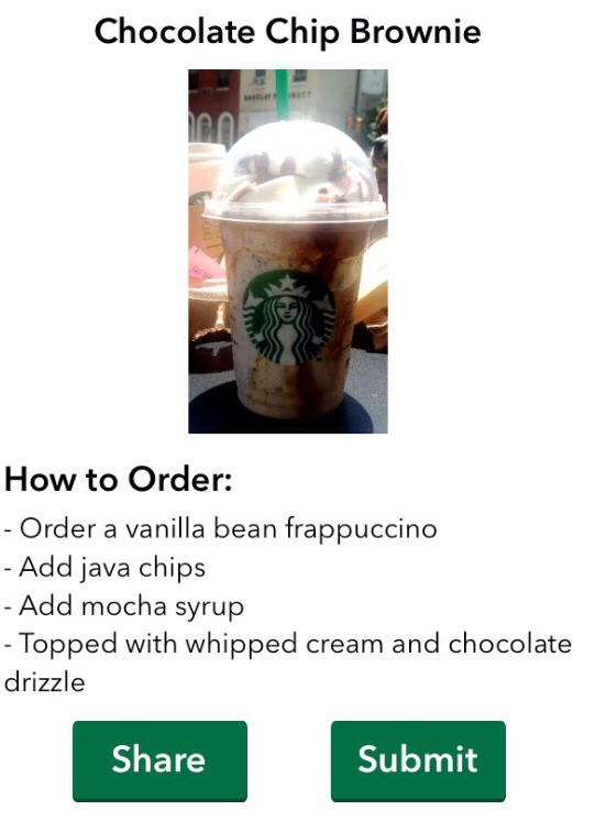 Starbucks Hidden Drink Recipes 