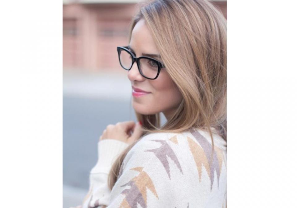You'll look girly and flirty with glossy, light pink lips, a hint of color on your cheeks and loads of mascara. 


