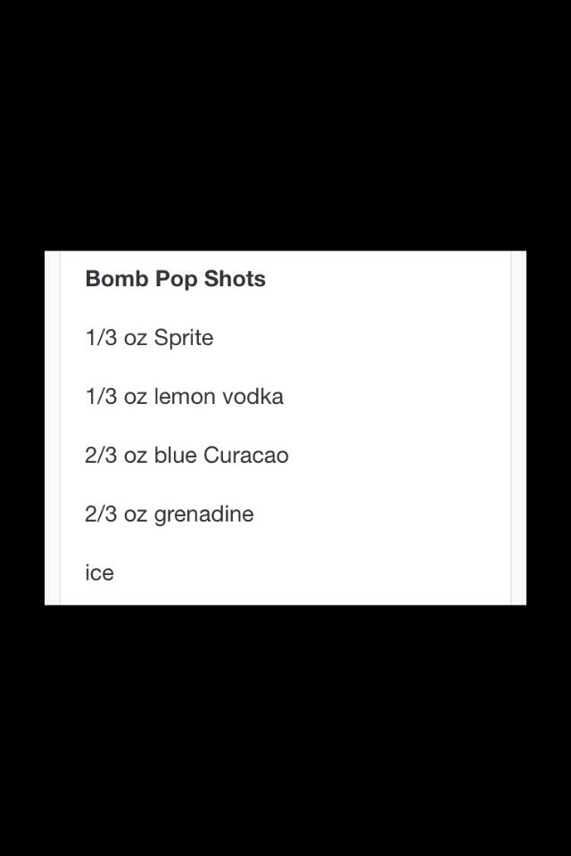bomb pop shots 