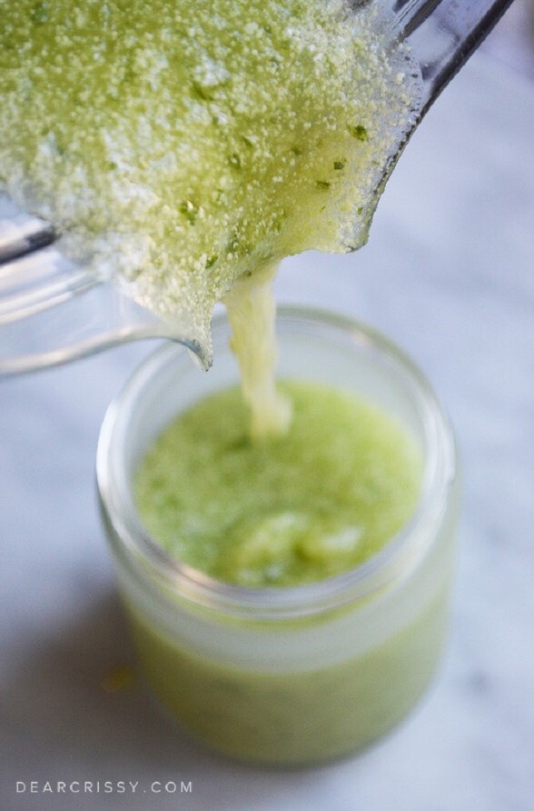 Cucumber body scrub.
