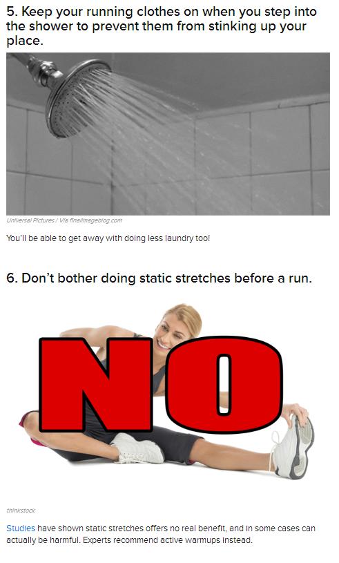 19 Insanely Clever Hacks And Tricks To Improve Your Run