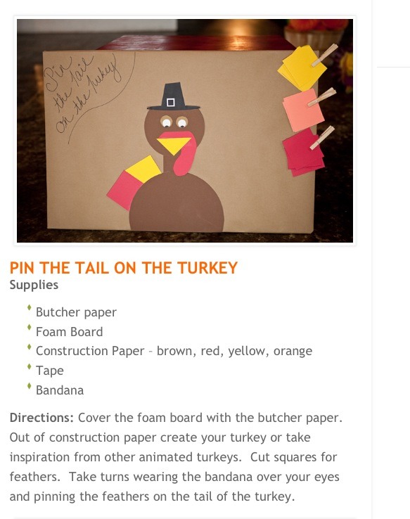 Thanksgiving Games
