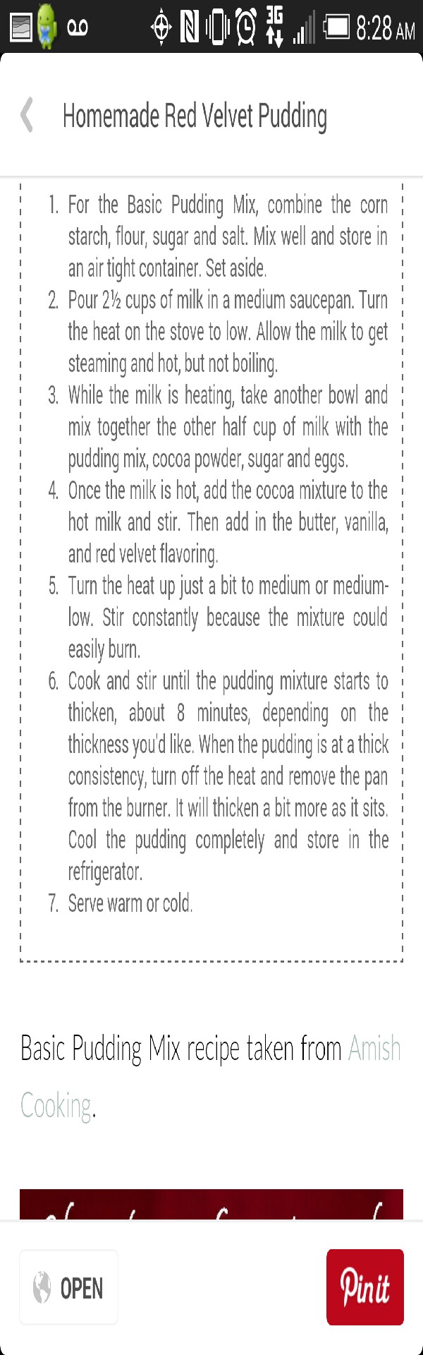 🌟Homemade Red Velvet Pudding🌟 Just in time for Valentines Day ❤