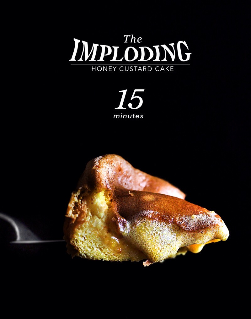 So light and fluffy: http://www.ladyandpups.com/2014/04/11/the-imploding-honey-custard-cake-eng/