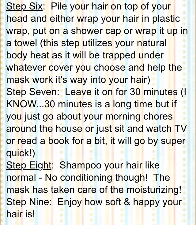 2 INGREDIENT SUPER MOISTURIZING HAIR MASK!
