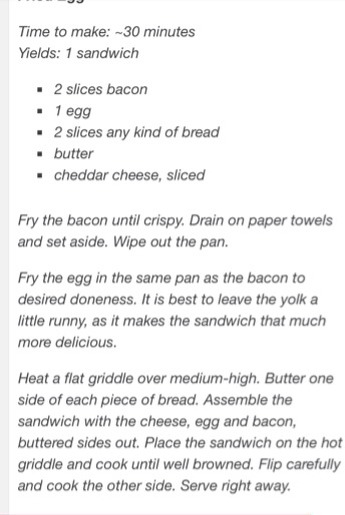 Breakfast Grill Cheese  