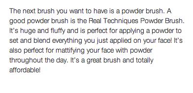 Must Have Makeup Brushes For Beginners