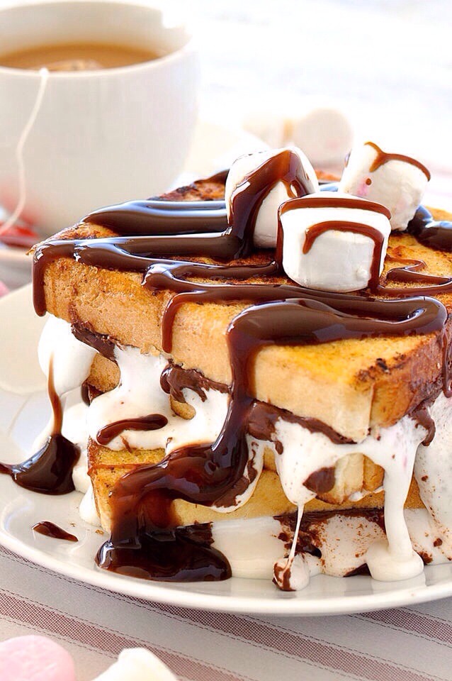 S'mores French Toast 😍🍞🍫
http://www.recipetineats.com/smores-french-toast/