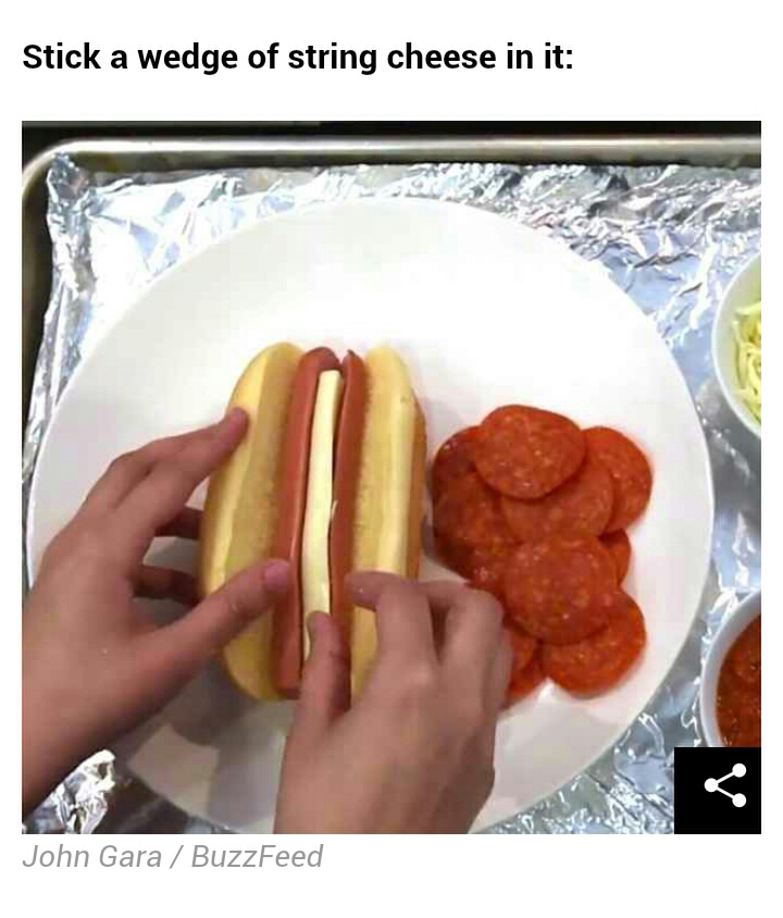 Double Stuffed Pizza Dog