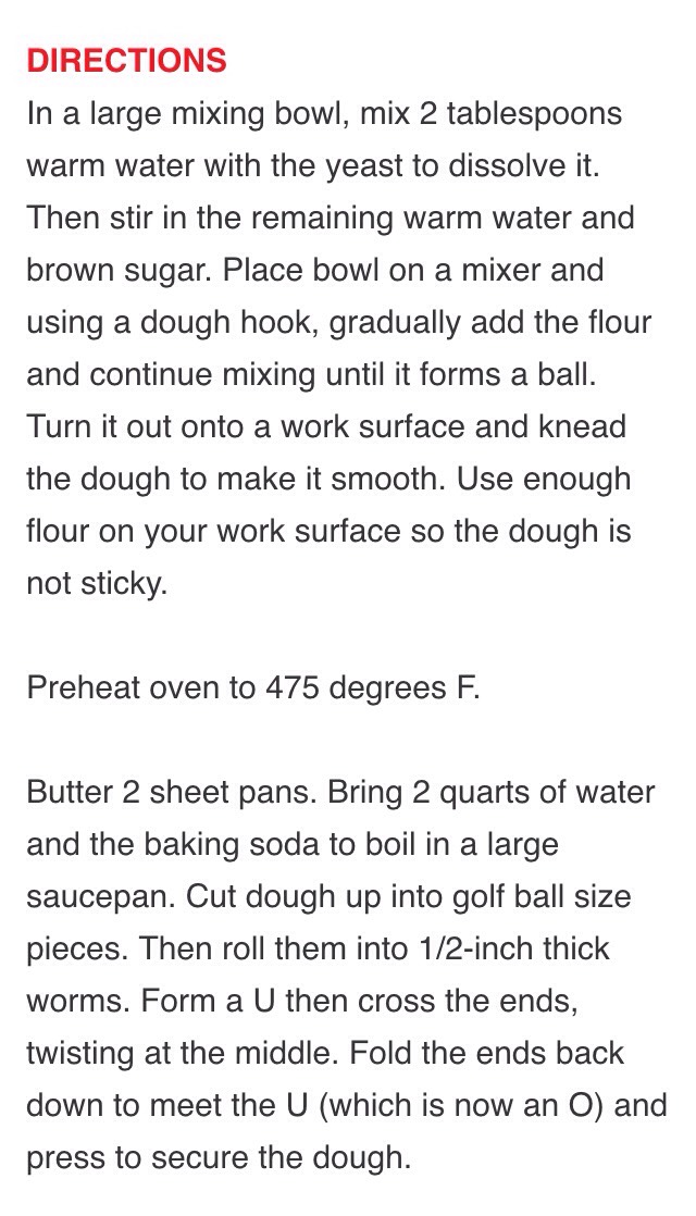 Homemade Soft Pretzels