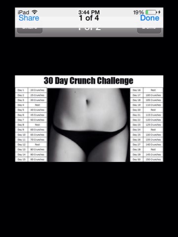 Try this crunch challenge for a strong core!
