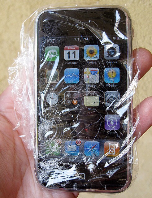 About to go running but worried it might rain?Don't let that stop you! At least your smartphone will be protected with a coat of plastic wrap. The touchscreen functionality will still work. Please tap for full view.

