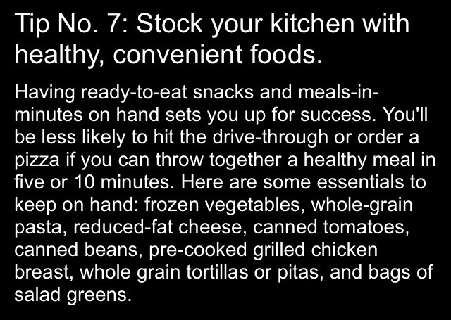 22 Diet Tips